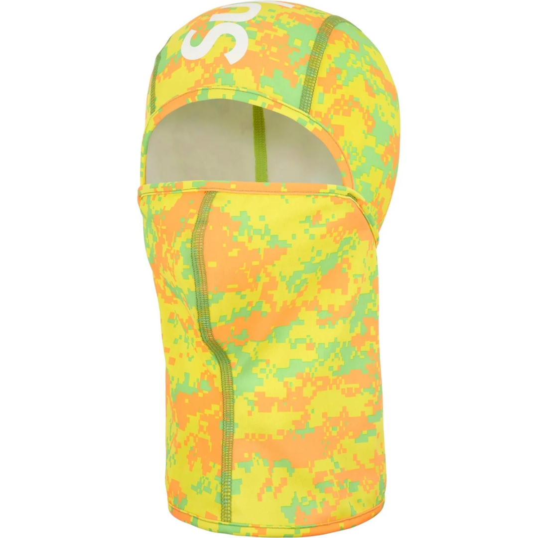 Supreme Heat Reactive Digi Camo Balaclava (Green)