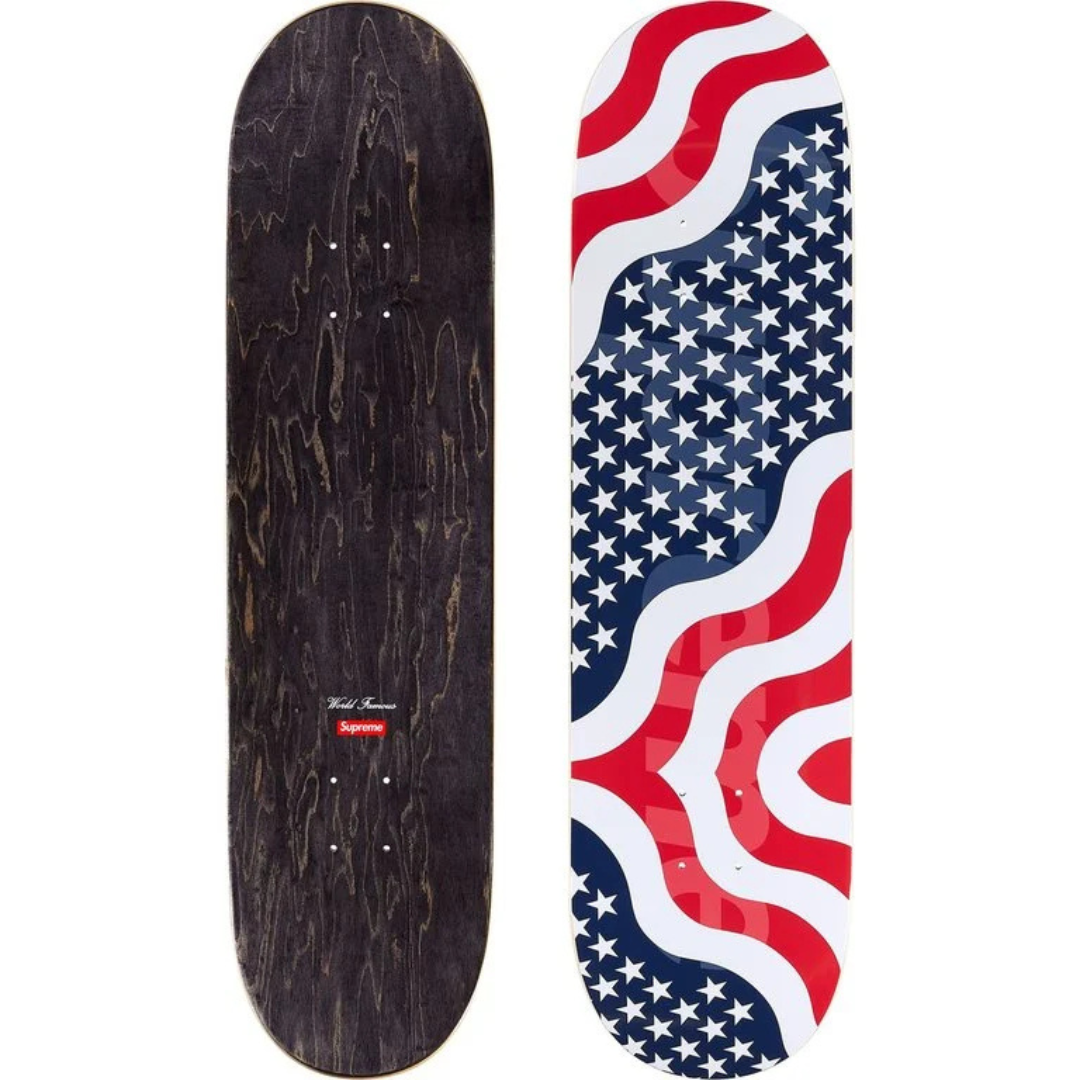 Supreme Flag Skateboard Deck (Multicolor)