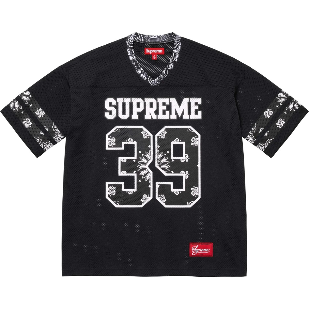 Supreme Bandana Football Jersey (Black)