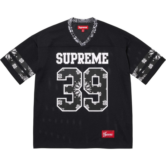 Supreme Bandana Football Jersey (Black)