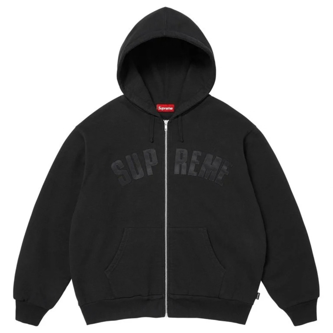 Supreme Arc Thermal Line Zip Up Hoodie (Black)