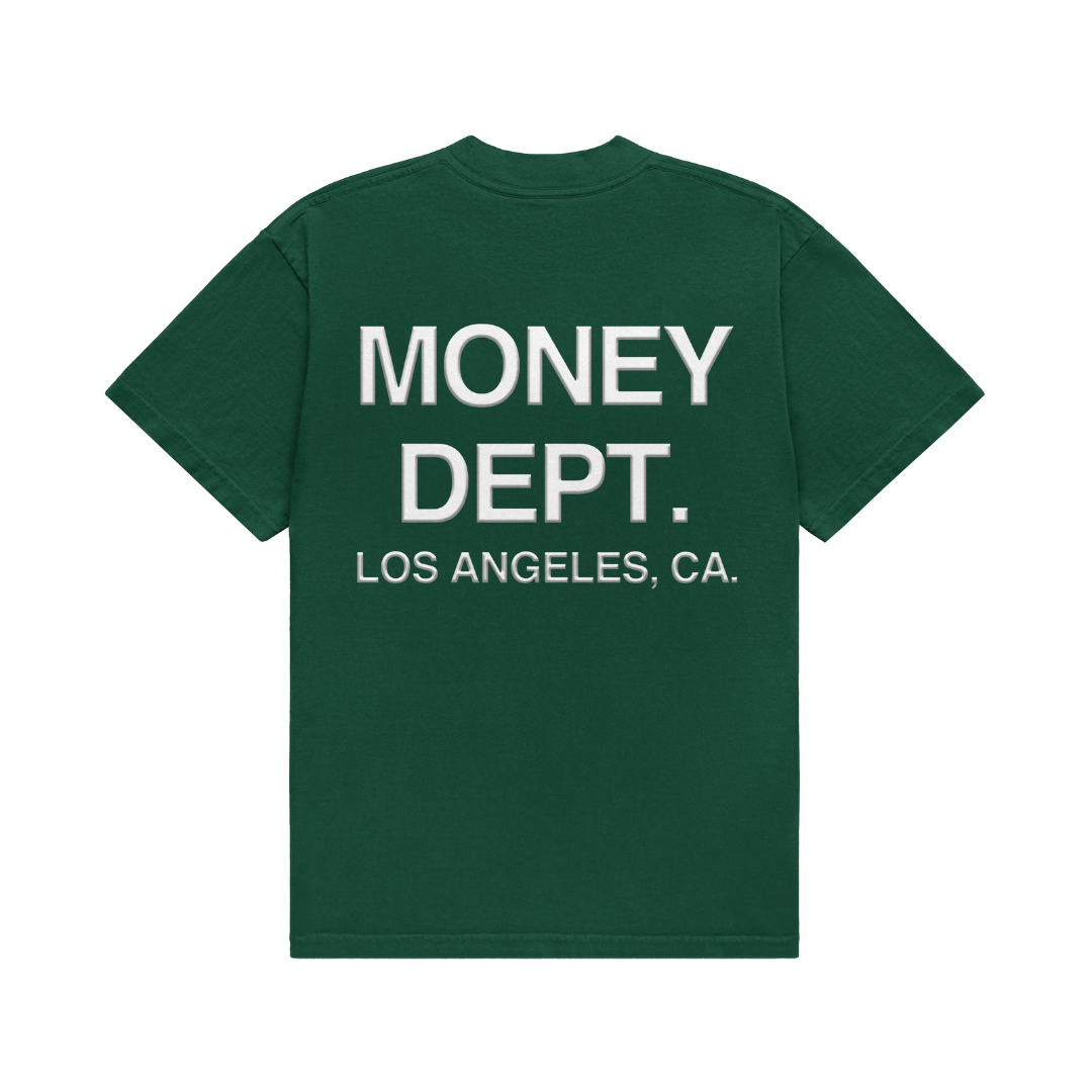 Money Dept Classic Tee (Green/White)