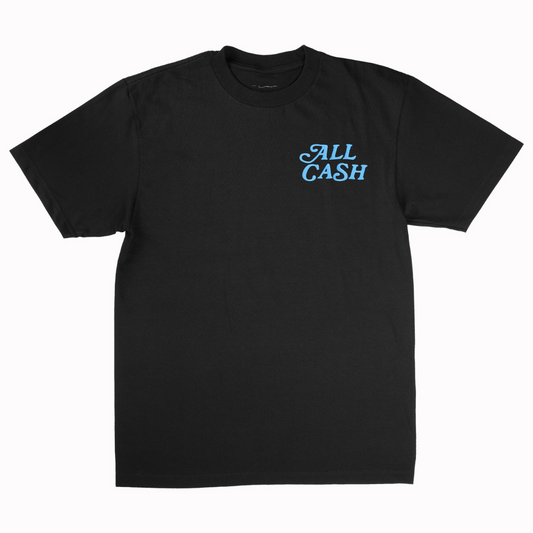 All Cash Friends Tee (Black/Blue)