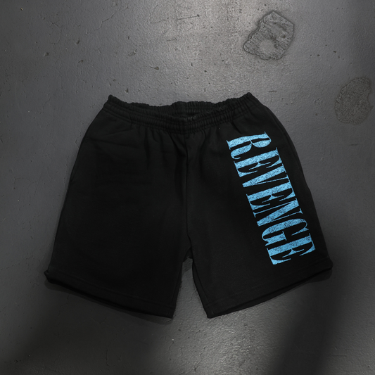 Revenge Nirvana Shorts (Black/Blue)