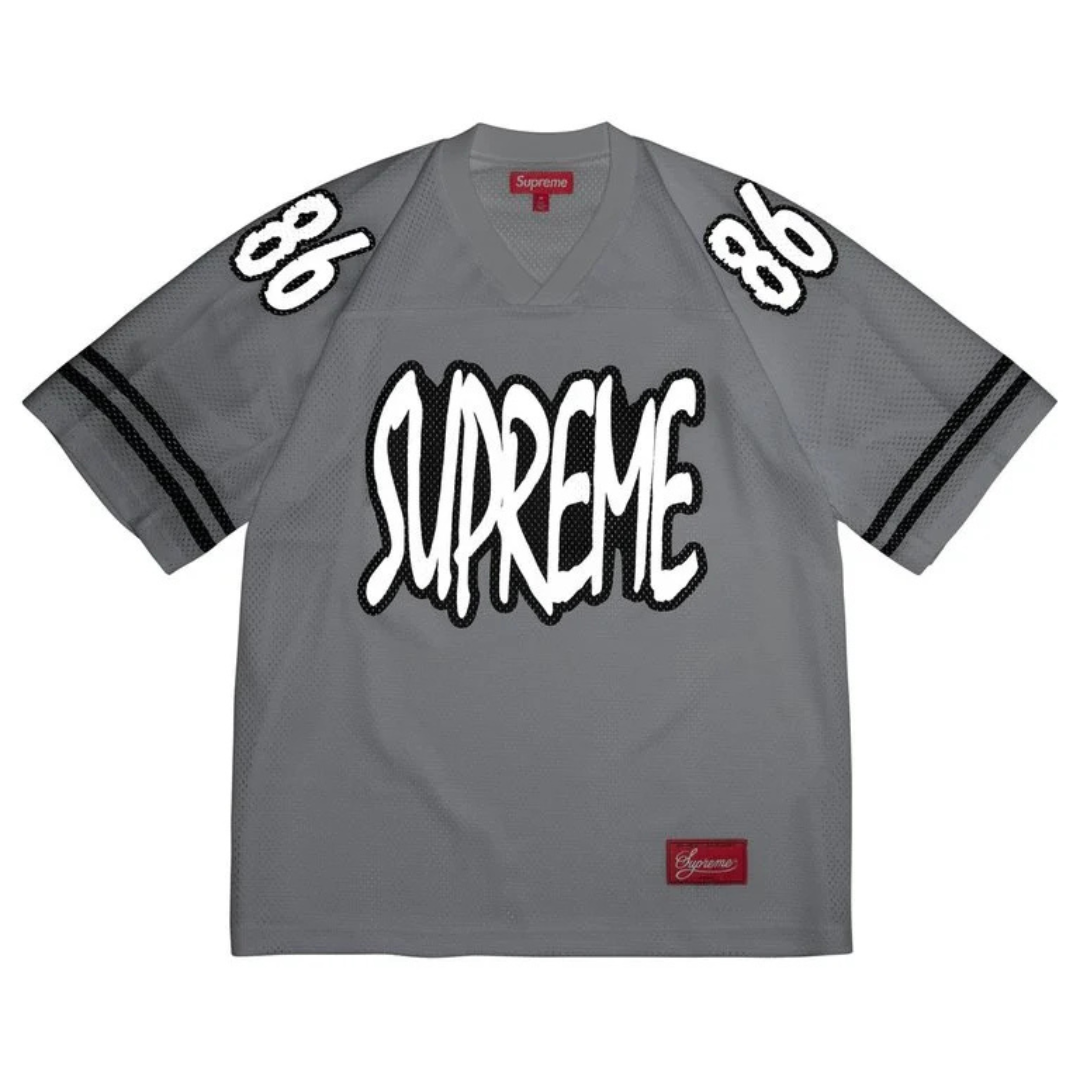 Supreme Reflective Football Jersey (White)