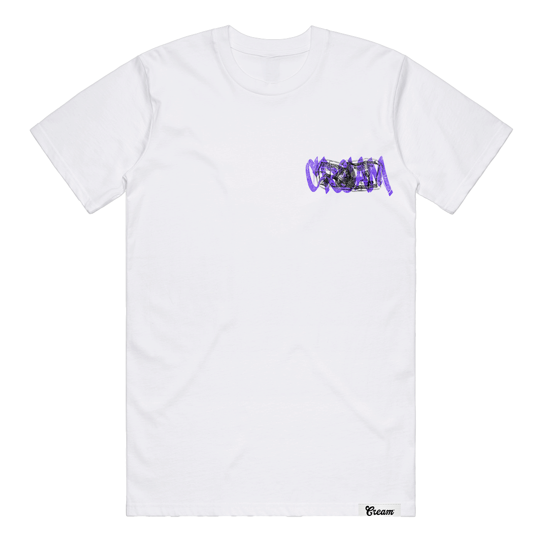 Cream ATM Tee (White)
