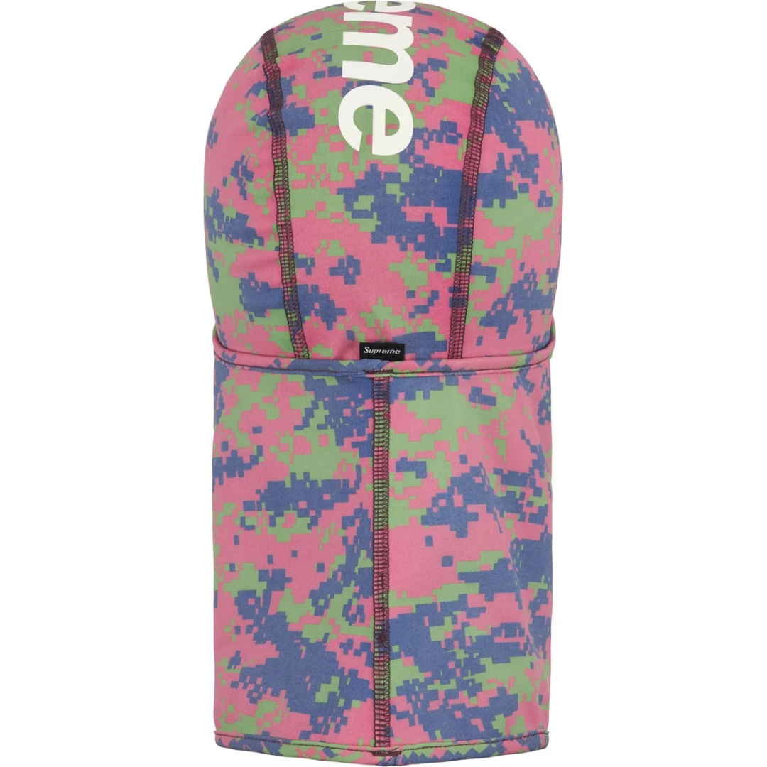 Supreme Heat Reactive Digi Camo Balaclava (Black)