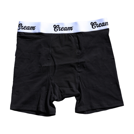 Cream Boxer Briefs (3 Pack)(Black/White)