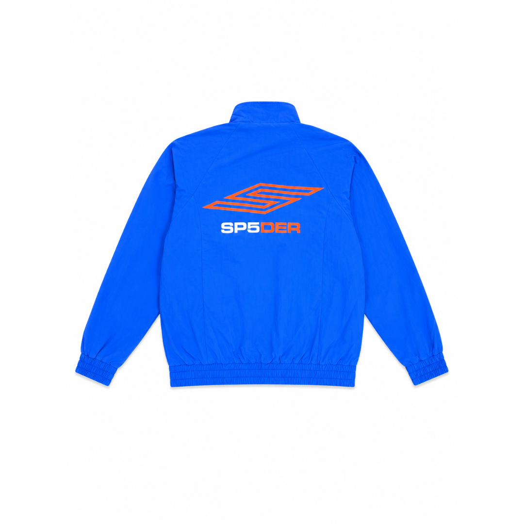 Sp5der Nylon Track Jacket (Blue)