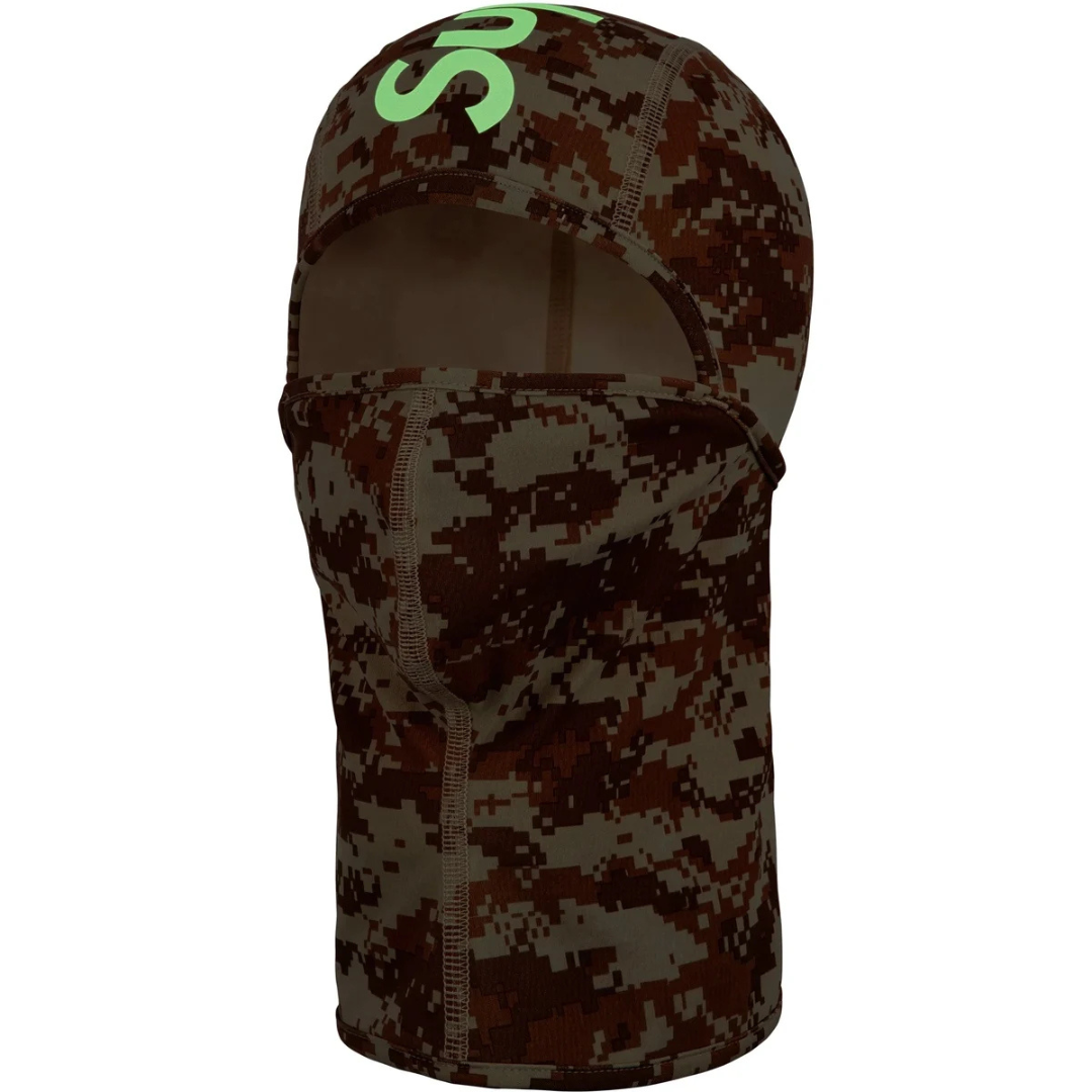 Supreme Heat Reactive Digi Camo Balaclava (Brown)