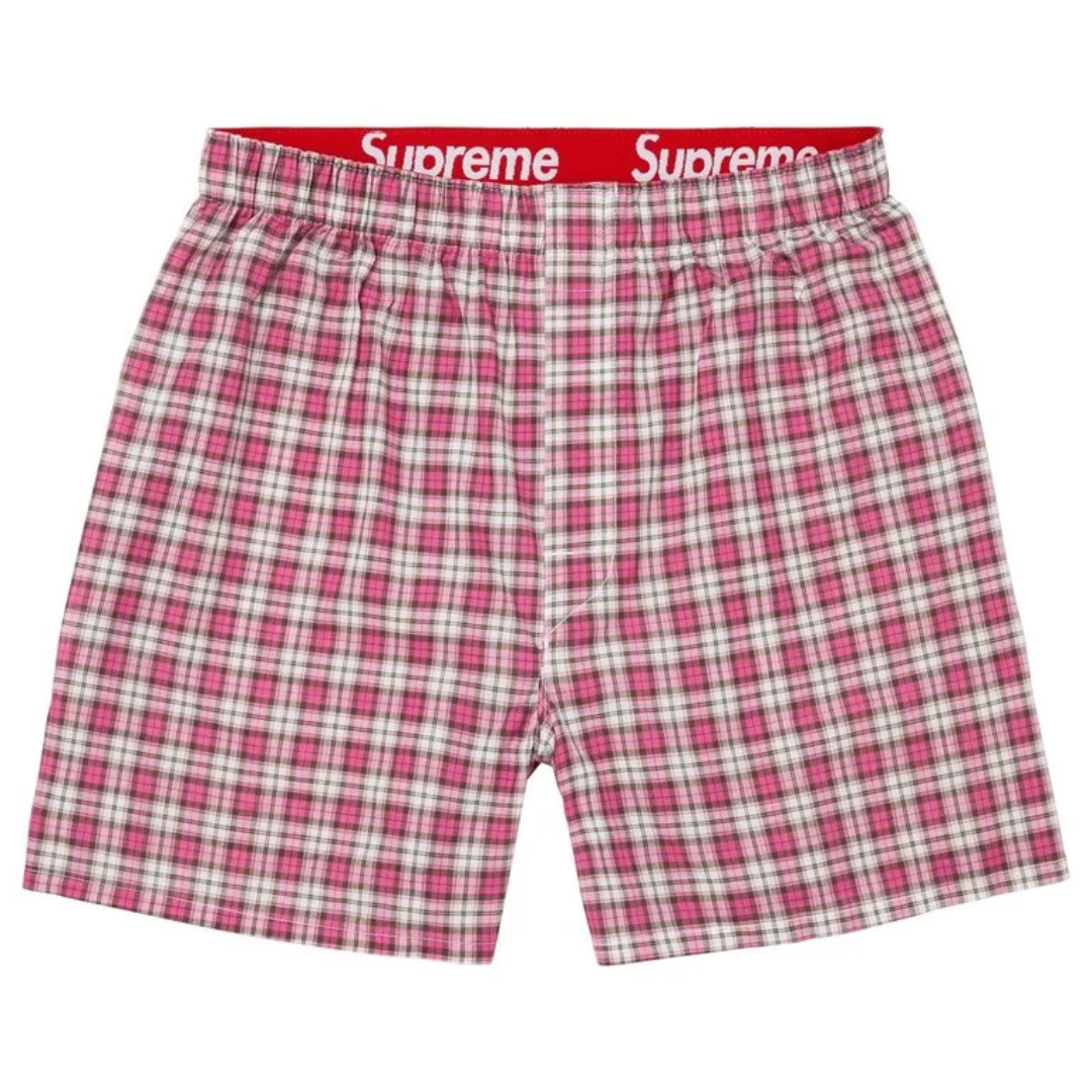 Supreme Hanes Plaid Boxers (4 Pack)