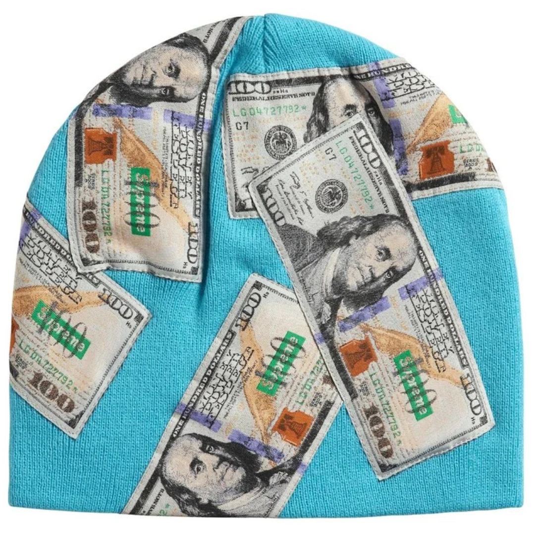 Supreme Money Beanie (Light Blue)