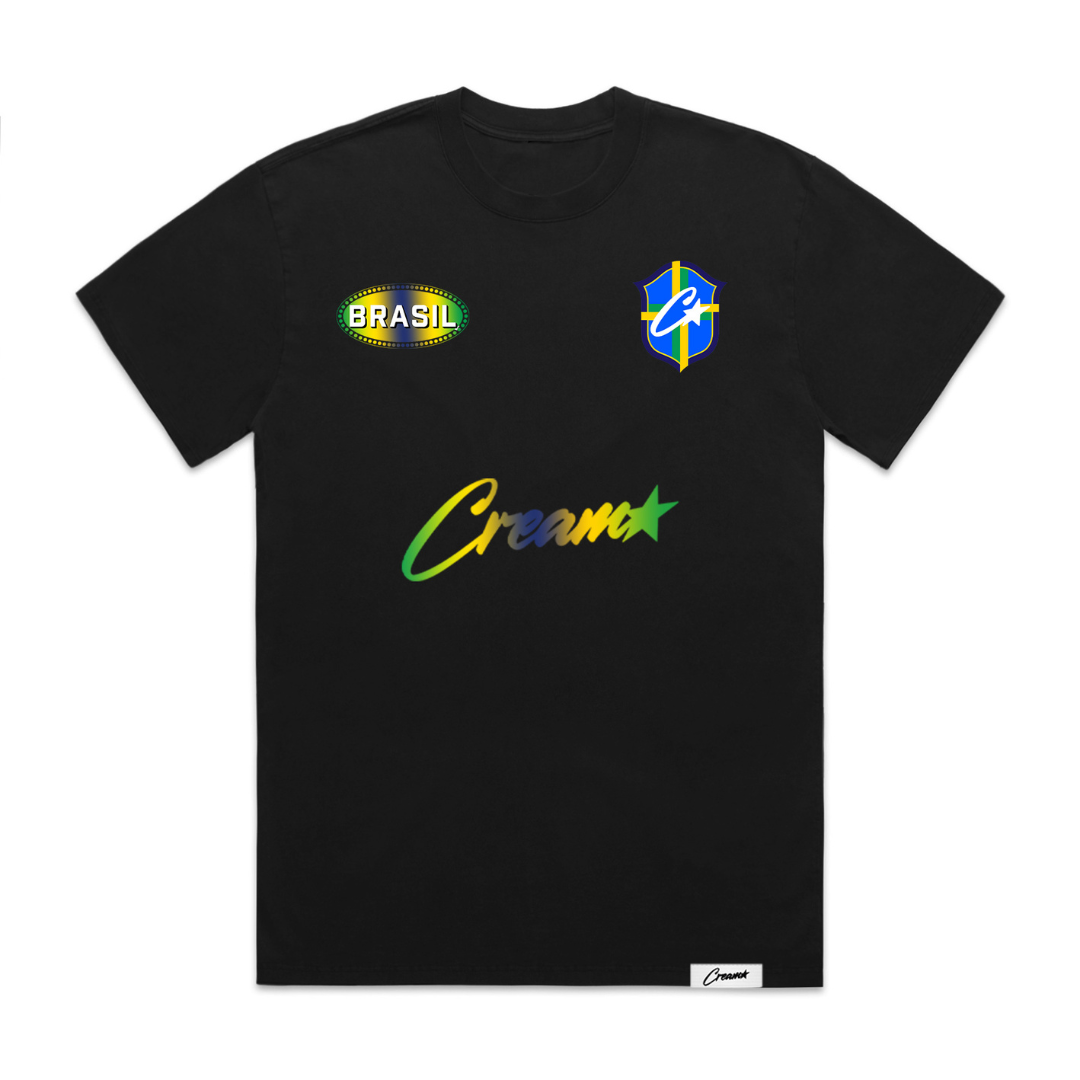 Cream Brazil Tee (Black)