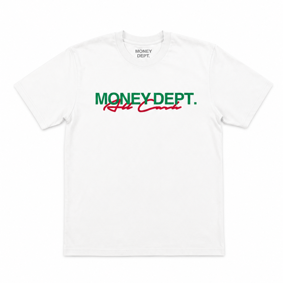 Money Dept x All Cash Mexico San Bernardino Tee (White)