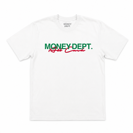 Money Dept x All Cash Mexico San Bernardino Classic Tee (White)