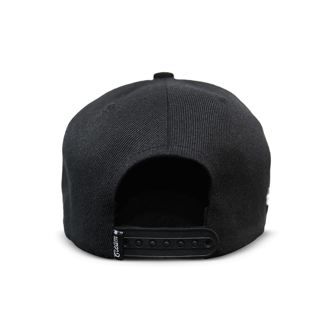 Cream World Series Snapback (Black/Blue)