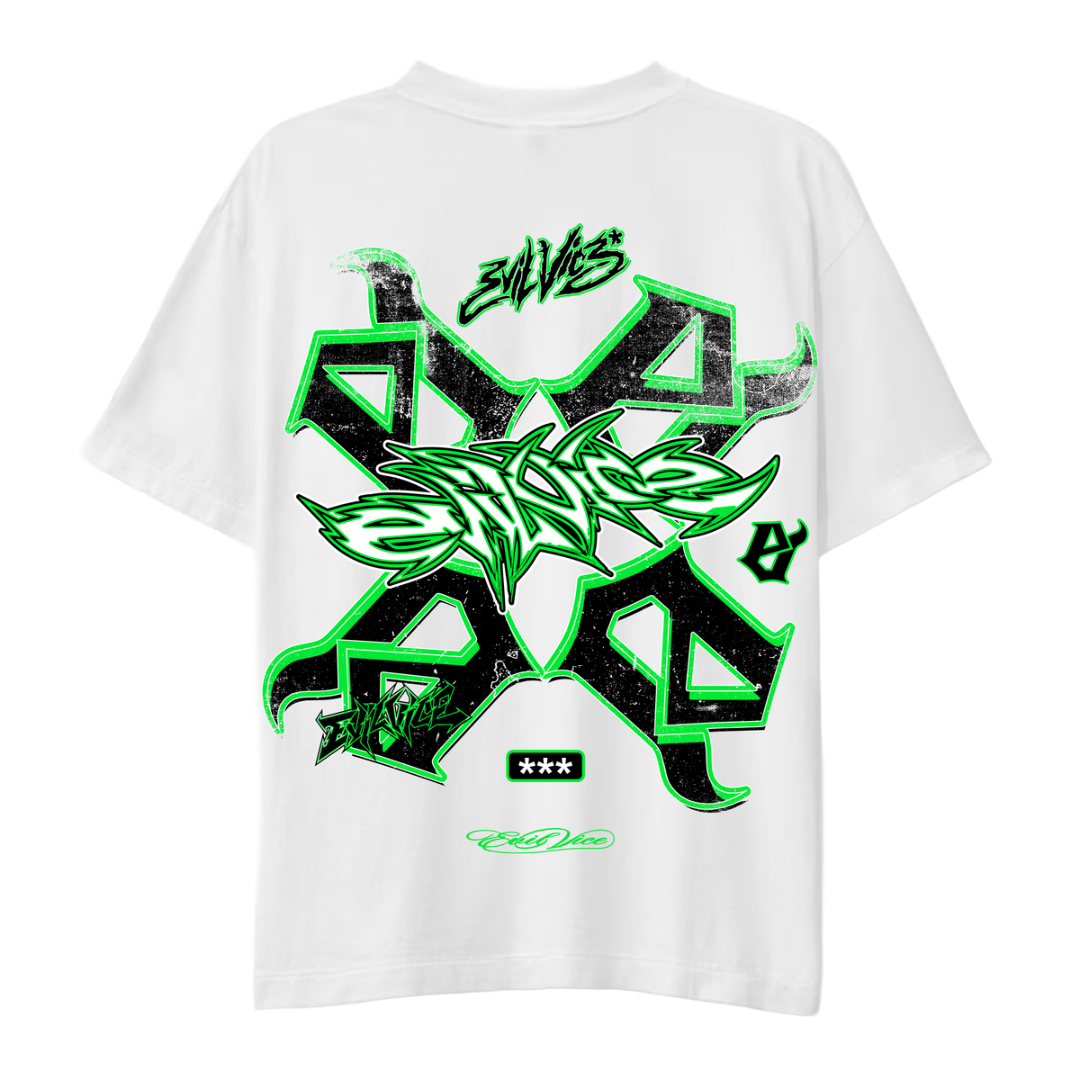Evil Vice Slime Liberty Tee (White)
