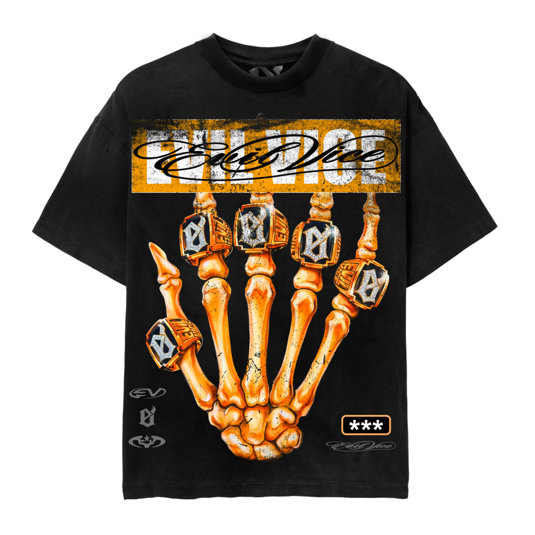Evil Vice Rings Tee (Black)