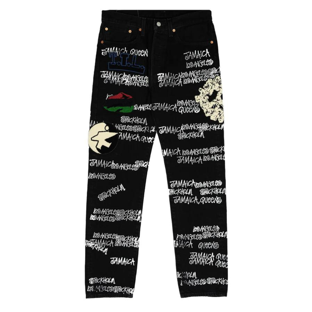 Stussy x Denim Tears x Our Legacy TTL 501 Jean (Black)