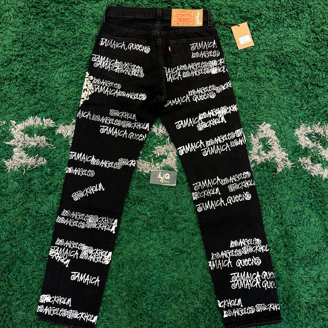 Stussy x Denim Tears x Our Legacy TTL 501 Jean (Black)