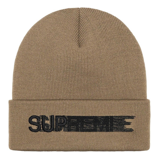 Supreme Motion Logo Beanie (SS23)(Taupe)