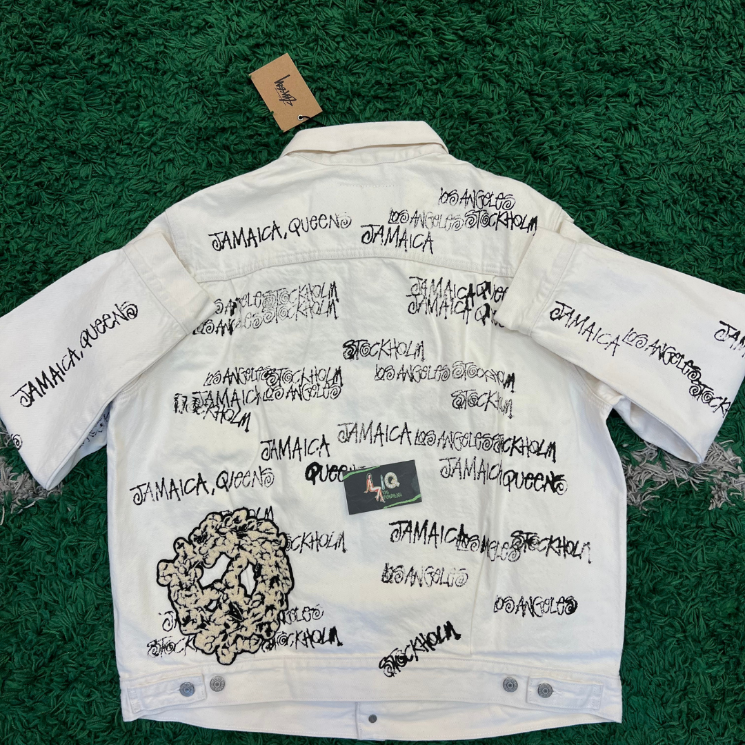 Stussy x Denim Tears x Our Legacy TTL Denim Jacket (White)