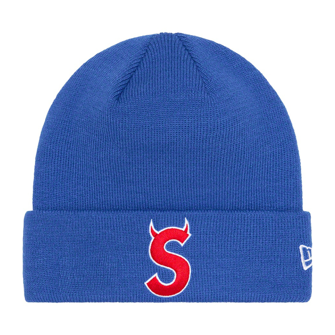Supreme New Era S Logo Beanie (Royal)