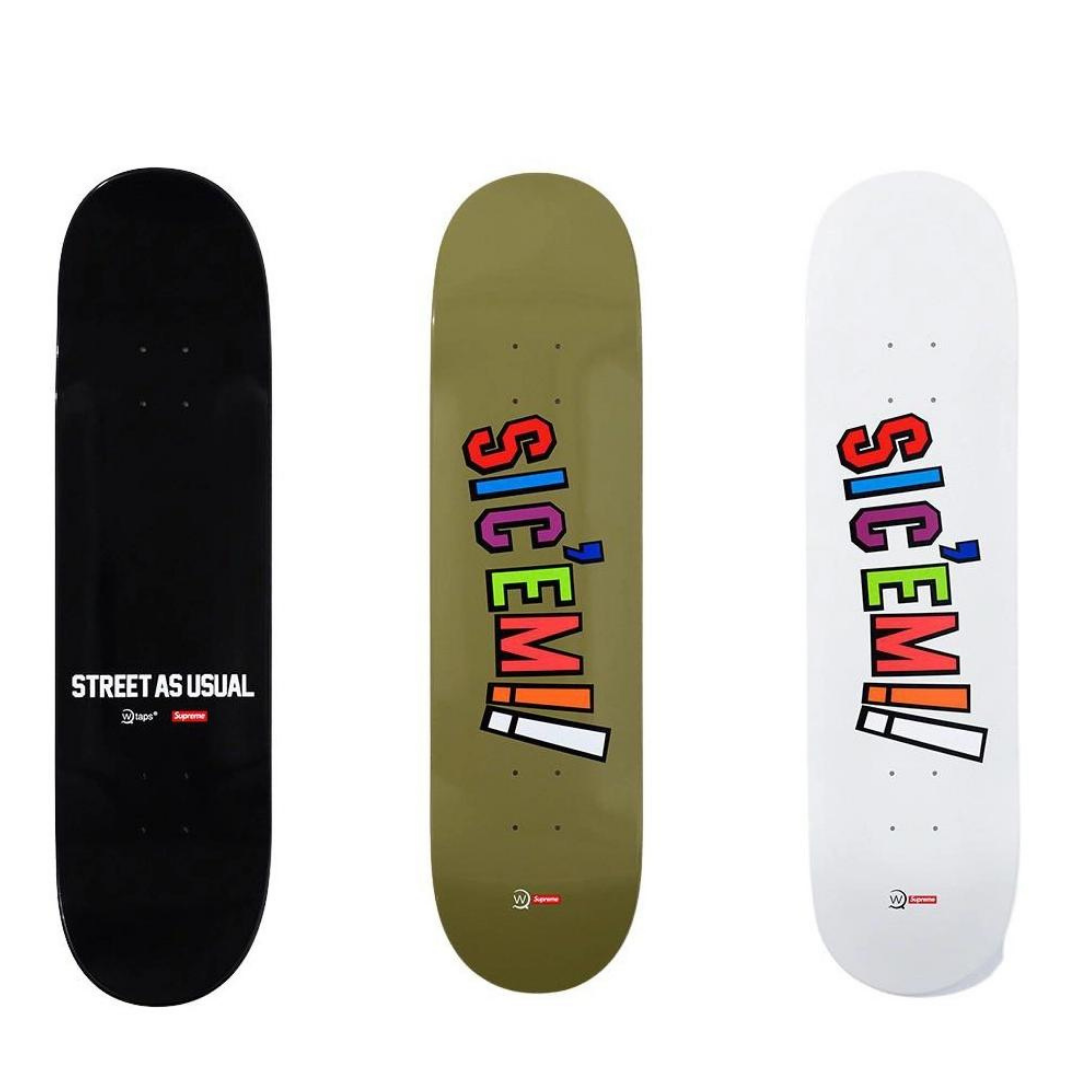 Supreme WTAPS SIC' EM Skateboard