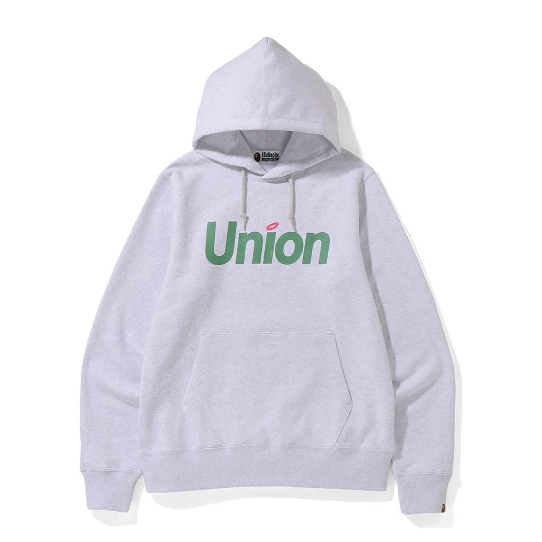 Bape x Union 30th Anniversary Pullover Hoodie (Grey)