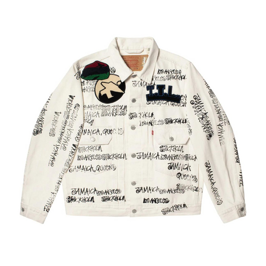 Stussy x Denim Tears x Our Legacy TTL Denim Jacket (White)