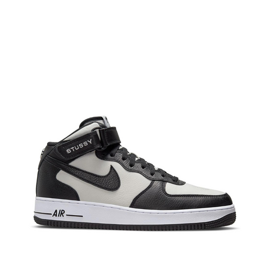 Nike Air Force 1 Mid Stussy Light Bone Black